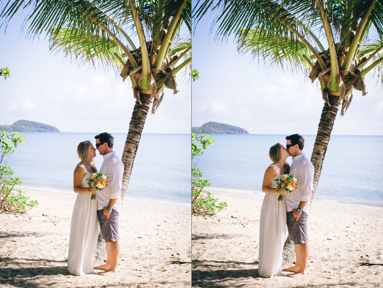 Craig + Ines Queensland seaside elopement