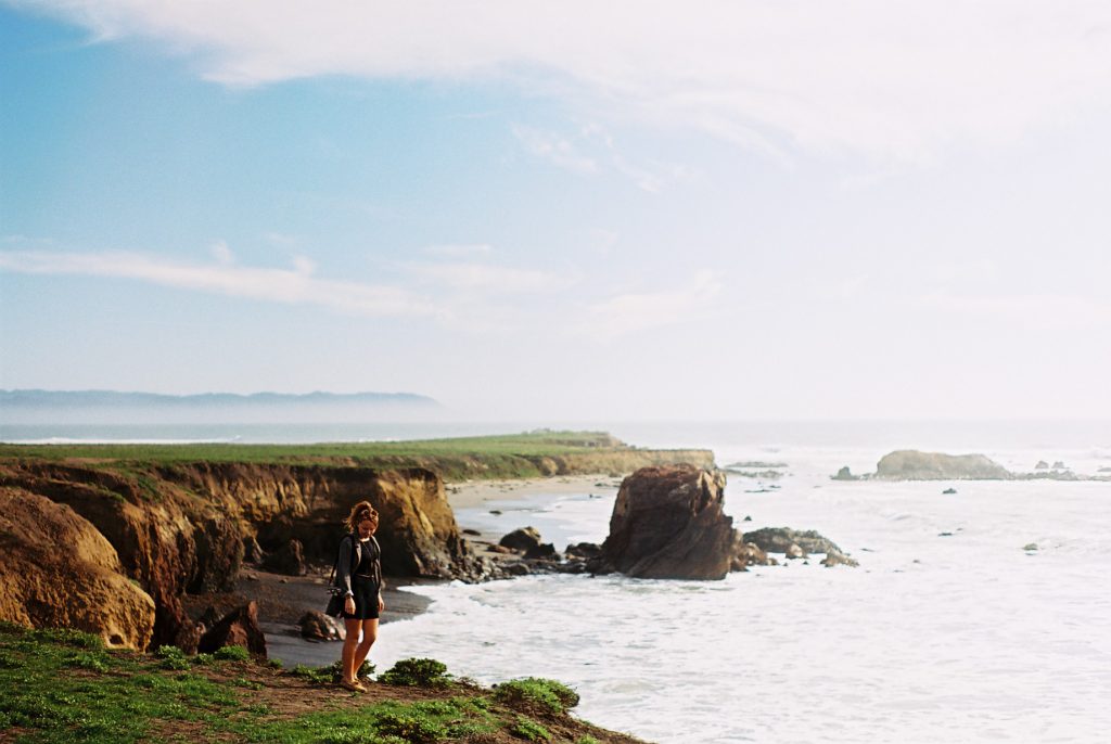 California Roadtrip Highway 1 Coastline Portrait Analogue Travel Journal