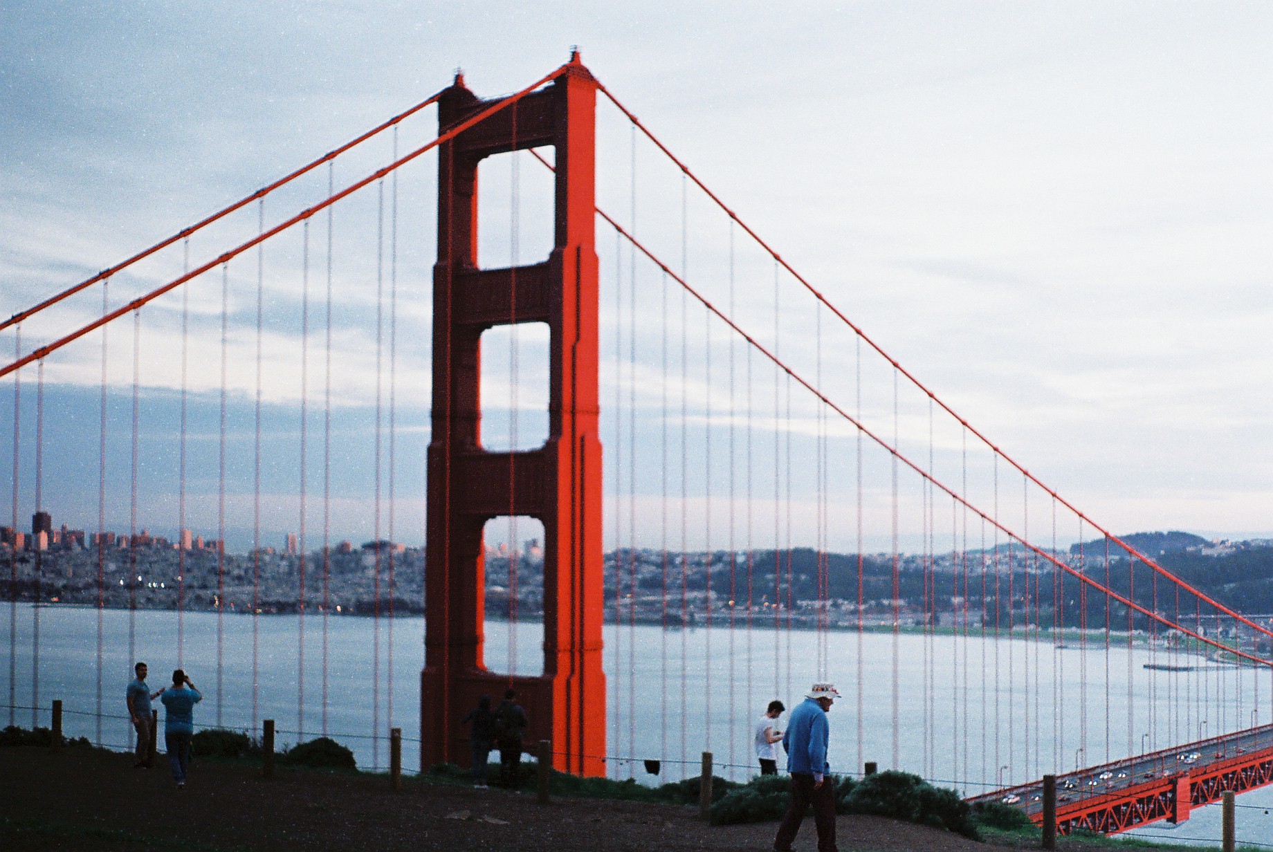 California Roadtrip SF Golden Gate Lookout Analogue Photo Journal