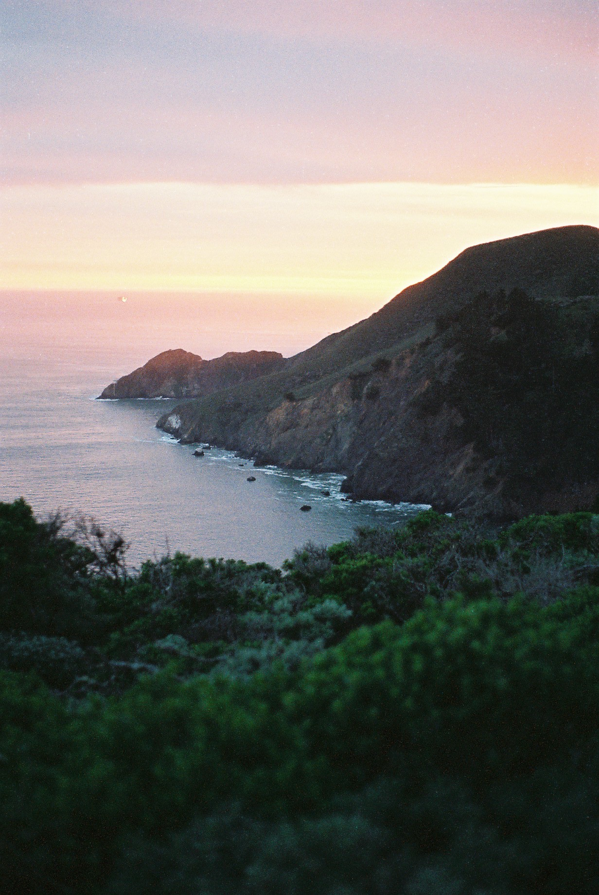 California SF Golden Gate Sunset Analogue Photo Journal