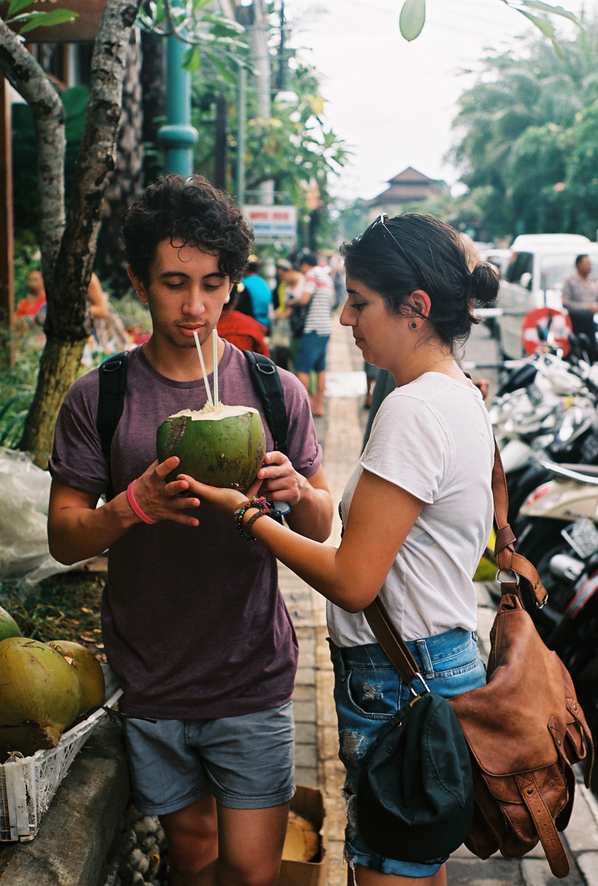 Coconut Water Ubud Bali Analogue Travel Photographer