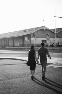 Fremantle Engagement Photographer Glen Kara A Shed